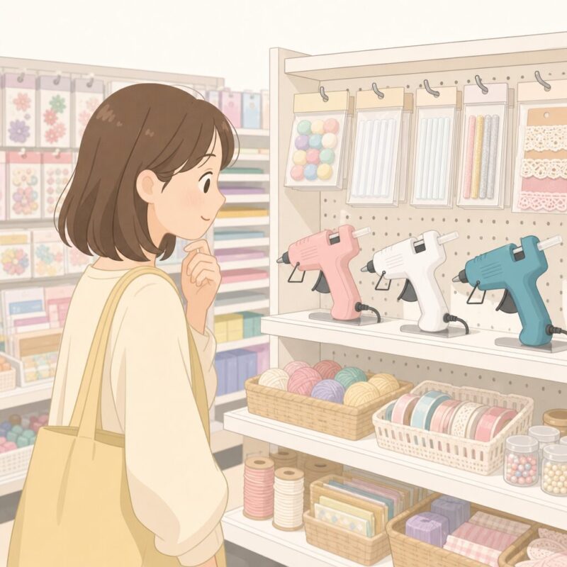 ダイソーのグルーガン売り場はどこ？値段や種類、選び方も紹介